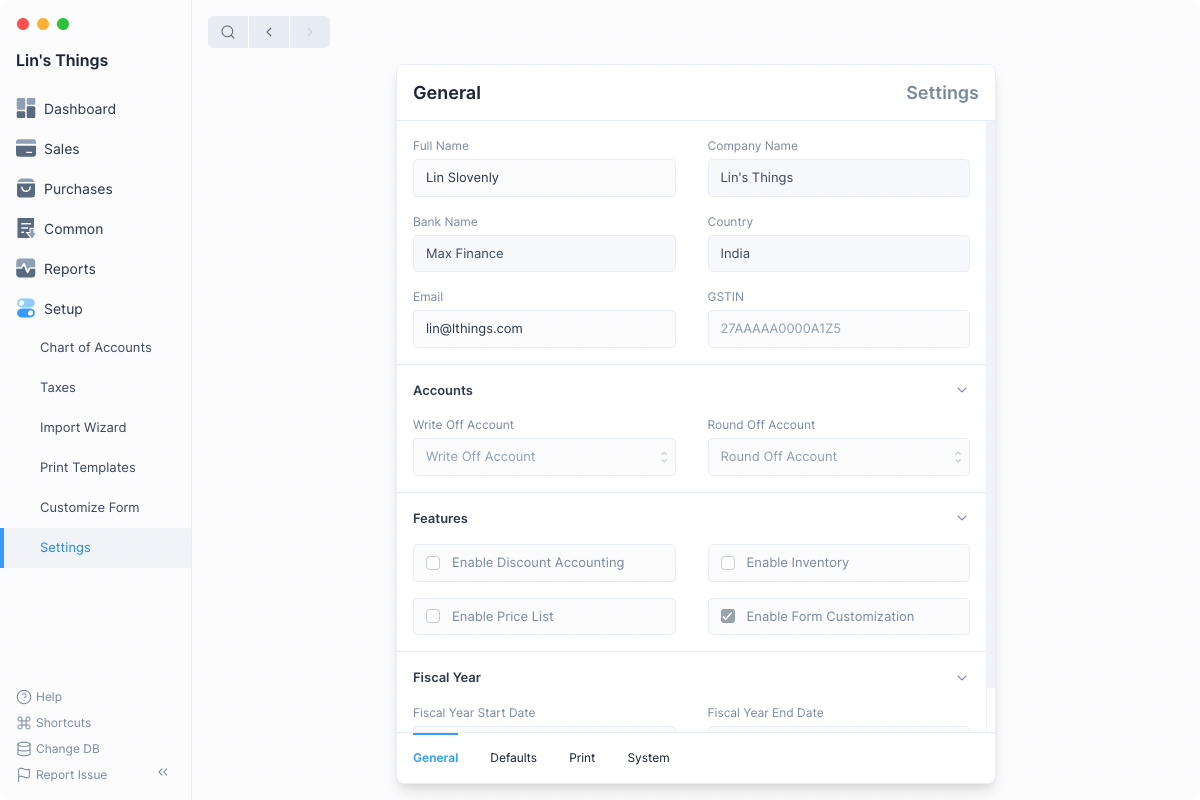 Enable Form Customization