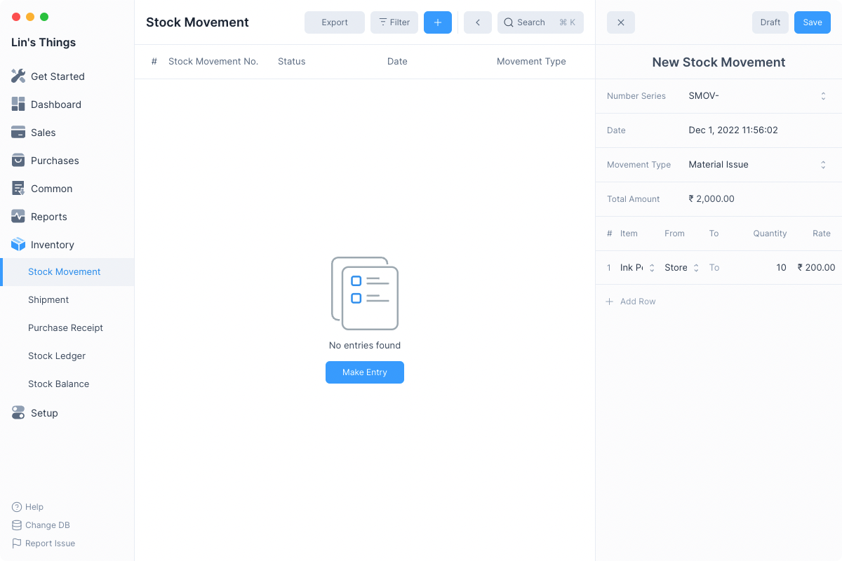 Stock Movement